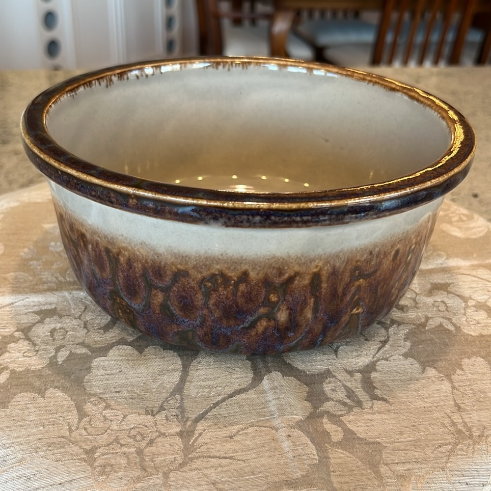 Bing & Grondahl Porcelain Stoneware Serving Dish 7.5” Copenhagen Denmark